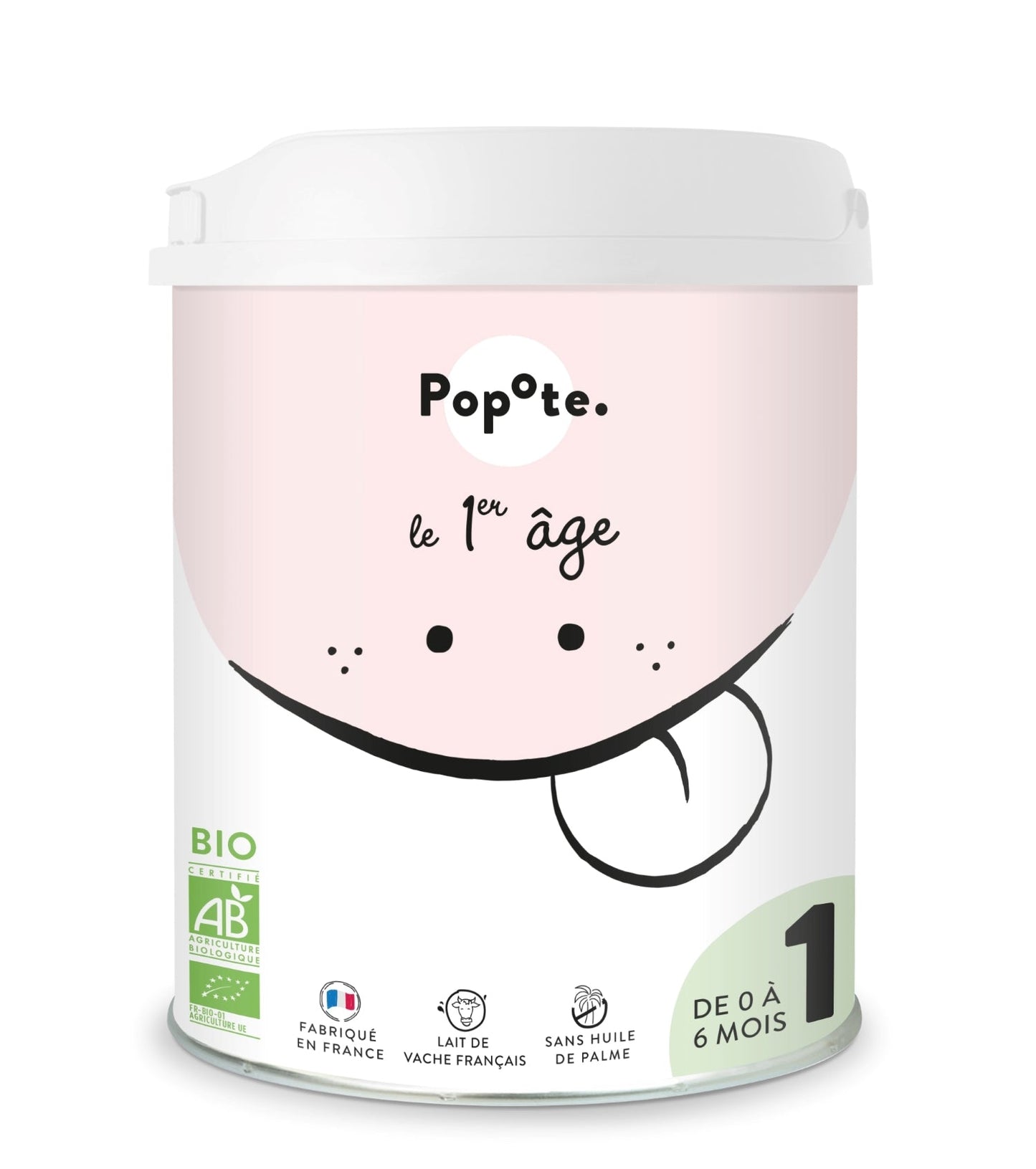 Popote -- Lait infantile 1er âge bio - 800 g