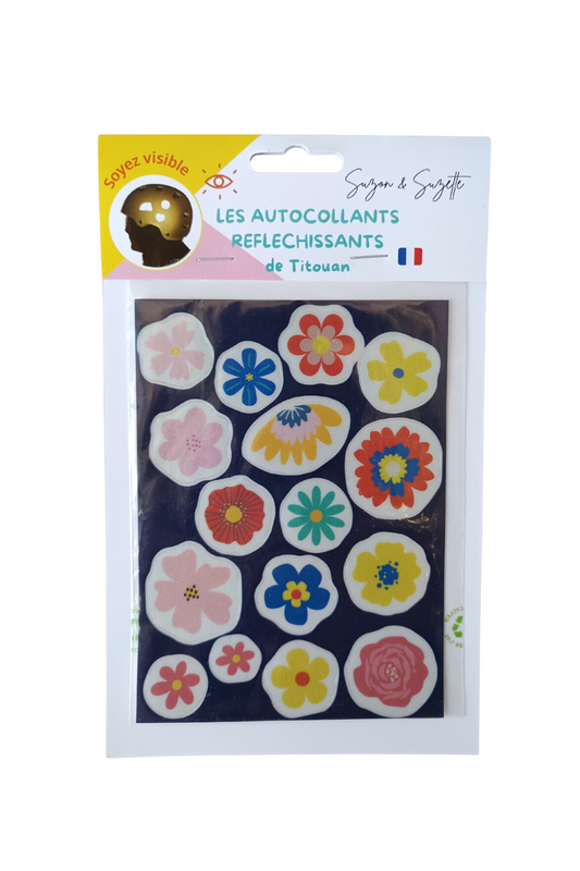 Autocollants réfléchissants flowers - 1