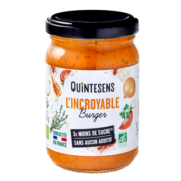 Quintesens -- L’incroyable burger bio - 180 g