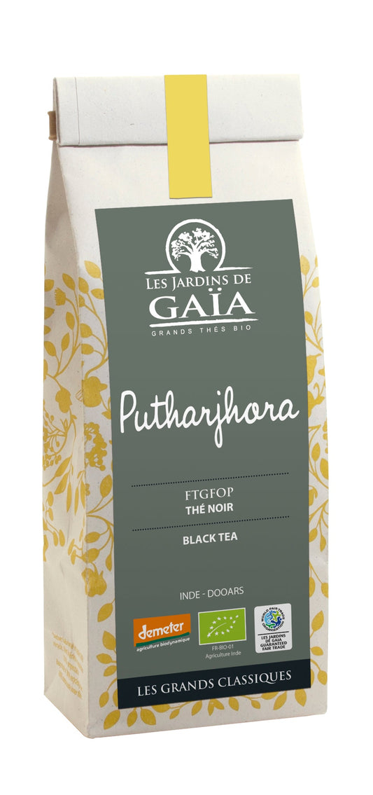 Jardins De Gaïa -- Thé noir bio putharjhora (nature) - 100 g