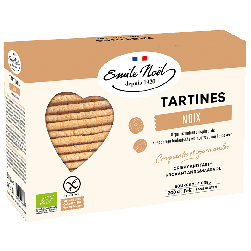 émile Noël -- Tartines sans gluten noix bio - 200 g