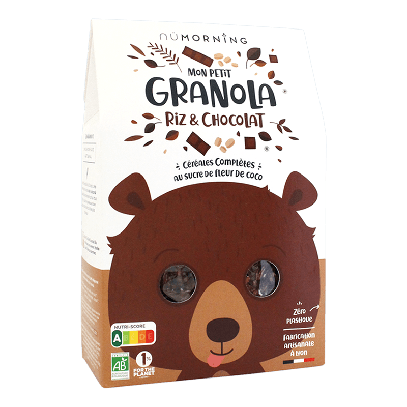 nüMorning -- Mon Petit Granola Riz & Chocolat - boîte 300 g